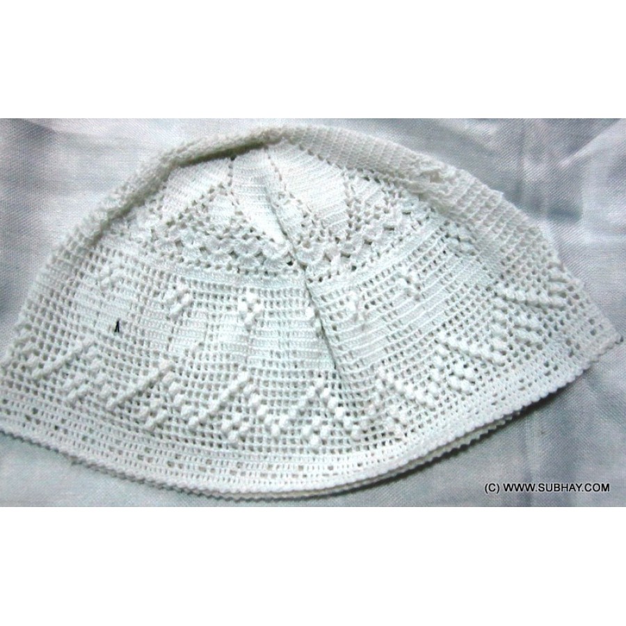 BENGALI HANDMADE KNITTED KUFI / TOPI / CAP BHM-19